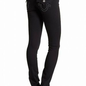 True Religion Womens Sexy Skinny Fit Black Stretch